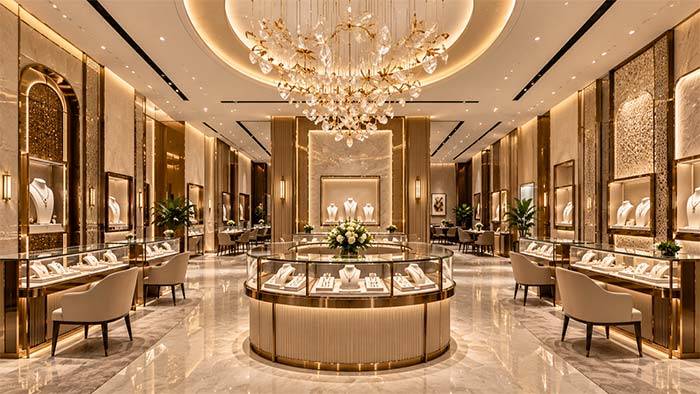 Jewellery Shop Interior Designer in Delhi