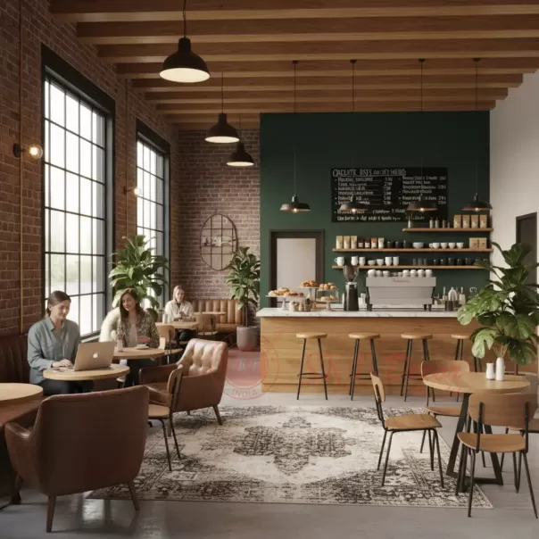 Cafe And Restaurant Interior Design Services For Modern Dining Spaces in India