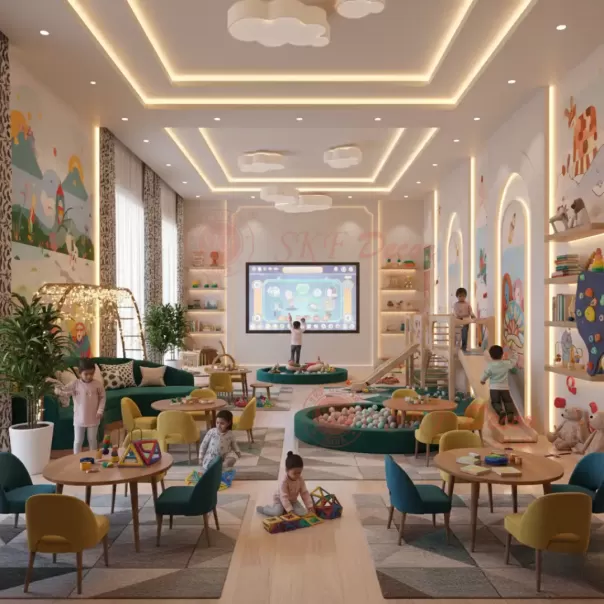 Child Friendly Play School Interior Design Services in India
