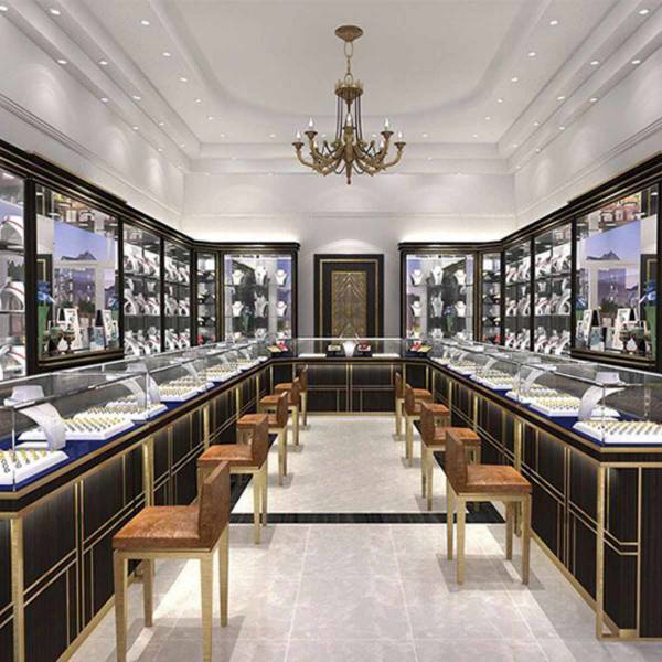 Luxury Jewellery Store Design With Elegant Lighting Services in India