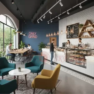 Modern Cafe And Restaurant Interior Design For Customer Experience in India