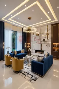 Modern Living Room Interior Design For Stylish Homes in Delhi