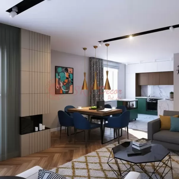 Residential Apartment Interior Design For Contemporary Lifestyles in India