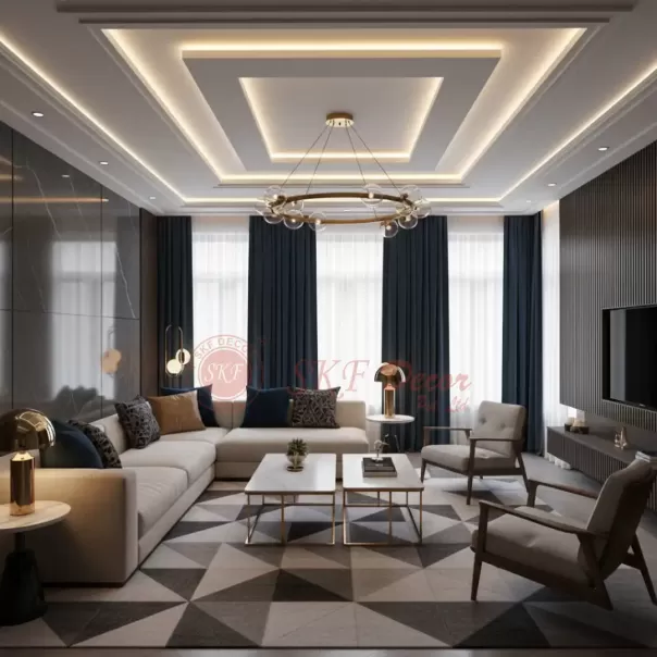 Stylish Interior Design For Home Living Areas in Delhi
