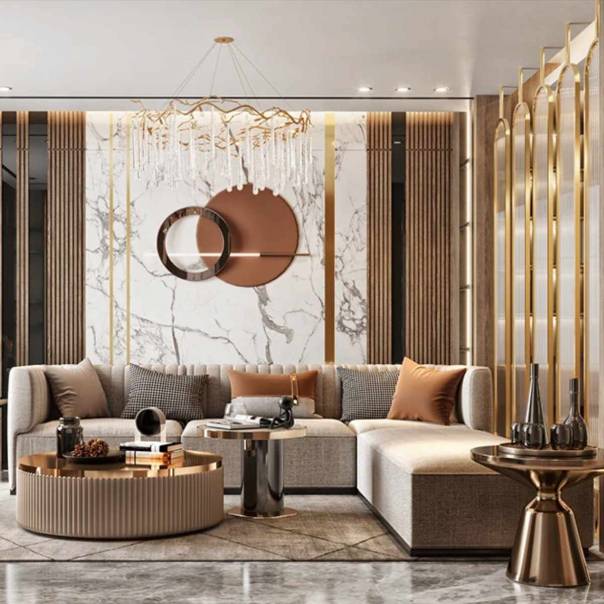 Stylish Small Living Room Interior Design in India